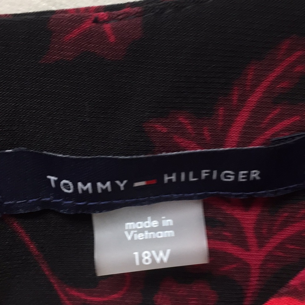 Tommy Hilfiger Long Sheer Balloon Sleeve Dress - Picture 6 of 12
